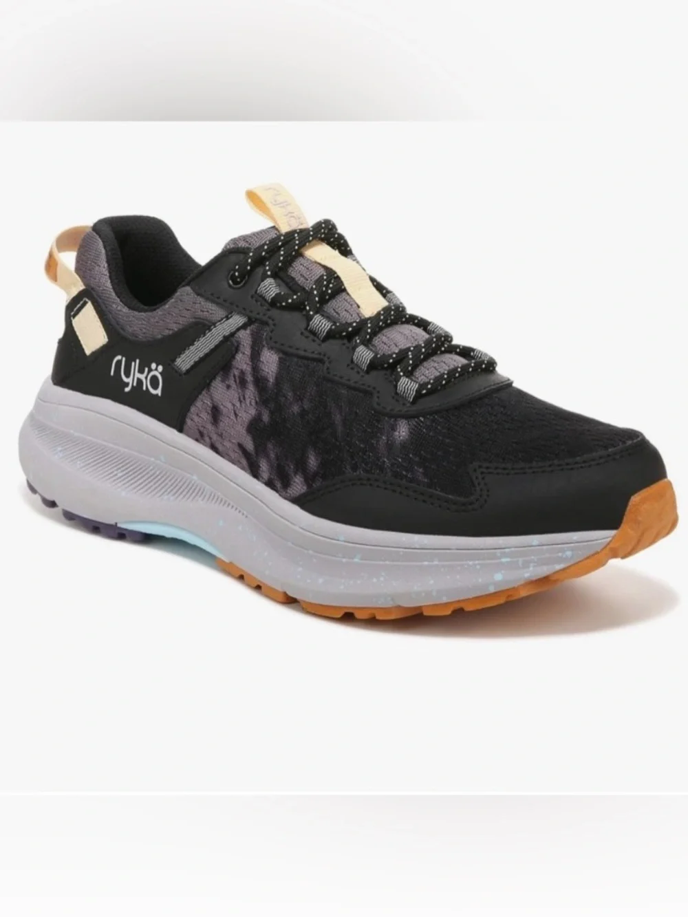 Ryka Taiga Trail Black Hiking Sneakers Shoes Women’s Size 7 Performance Rubber